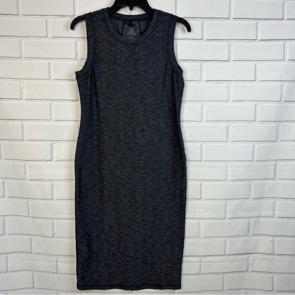 PrAna Vertex BodyCon Sleeveless Gray Dress - Picture 2 of 7